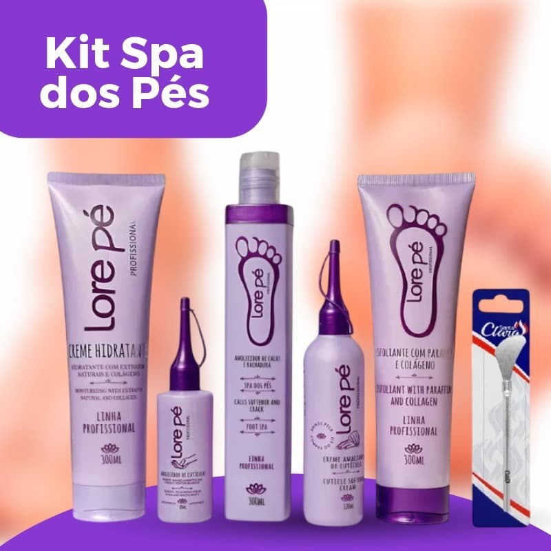 Kit Spa dos Pés Lore Pé Profissional ORIGINAL-ENVIO RÁPIDO em 24h