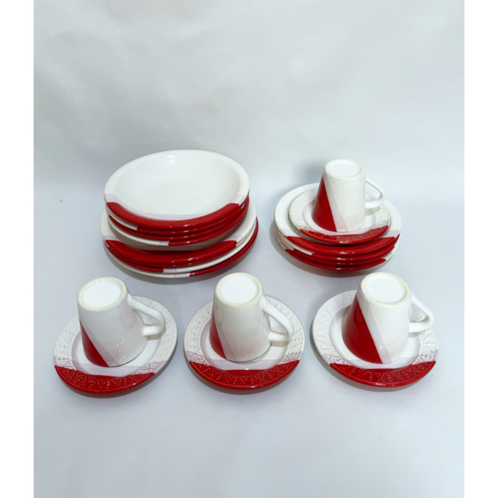 Kit e Aparelho de jantar 20 Peças sde Ceramica Promocao Envio Imediato