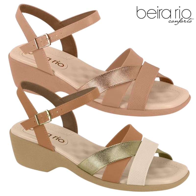 Sandália Tamanco Ortopedico Feminino Beira Rio Conforto Antiderrapante Original