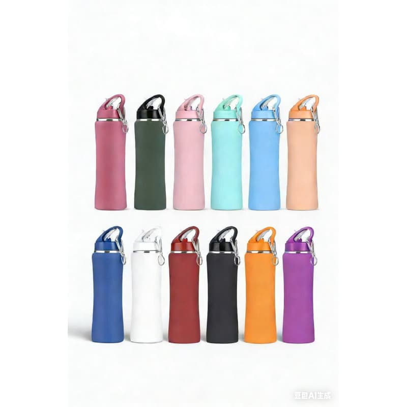 Garrafas de aço inoxidável de 750ml/600ml com bico dosador são ideais para o uso diário e atividades esportivas.