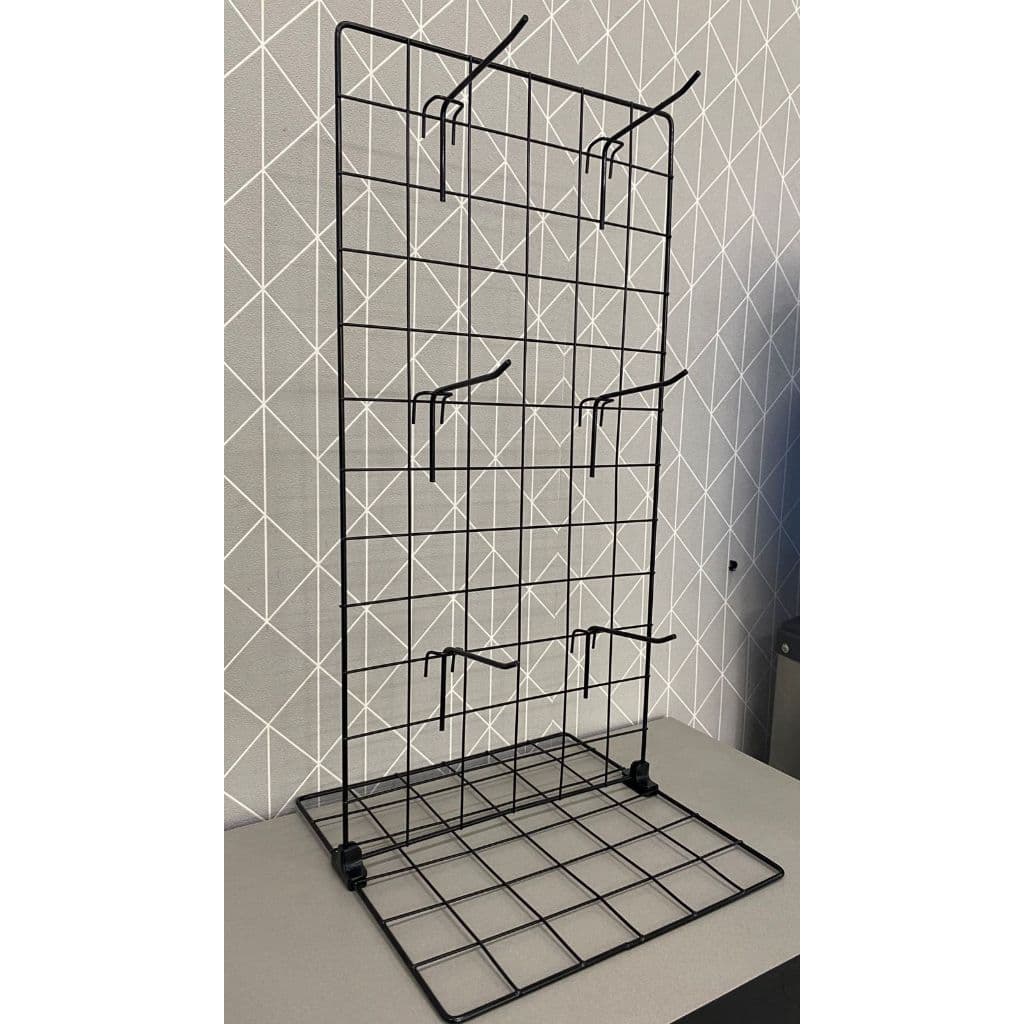 Expositor Para Chaveiro E Bijuteria 60 Cm + 6 Ganchos de 10cm