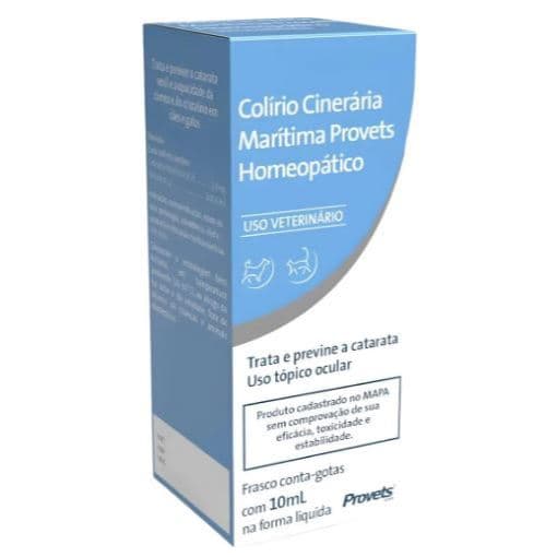 COLÍRIO CINERÁRIA MARÍTIMA 10ML- PROVETS