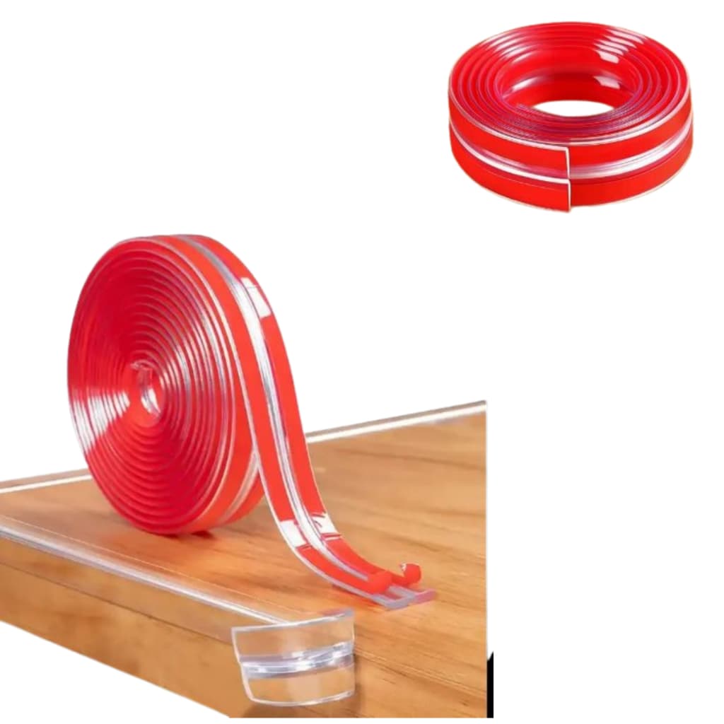 Protetor de Quinas Borda Móveis Silicone autocolante Berços mesa escrivaninha