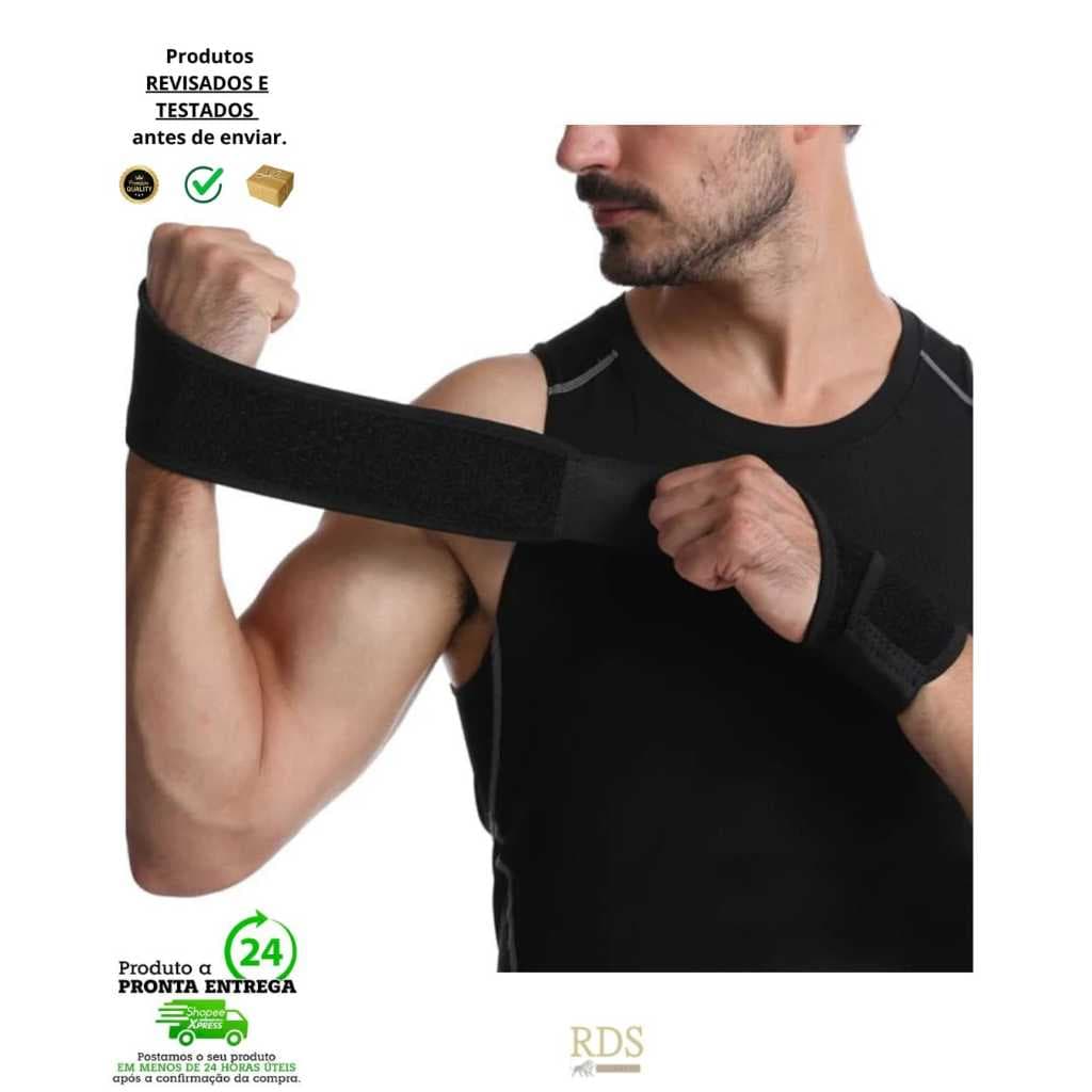 Munhequiera Protetor De Punho Profissional Crossfit e Academia Premium Punheira PAR