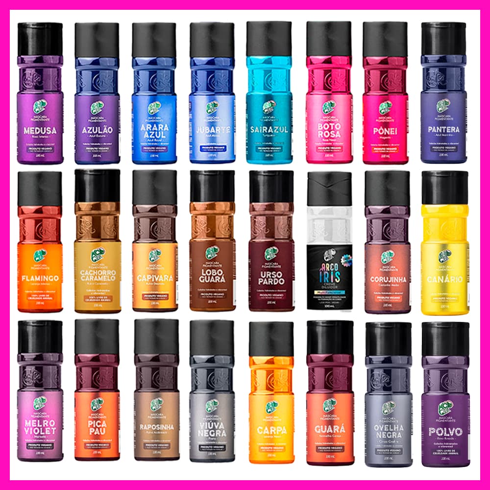 Kamaleão Color Tonalizantes 100ml Máscara Pigmentante - Extremamente hidratante.