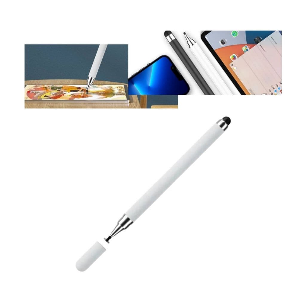 Caneta Touch Screen Stylus Tablet Celular 2 Em 1 Ponta Fina