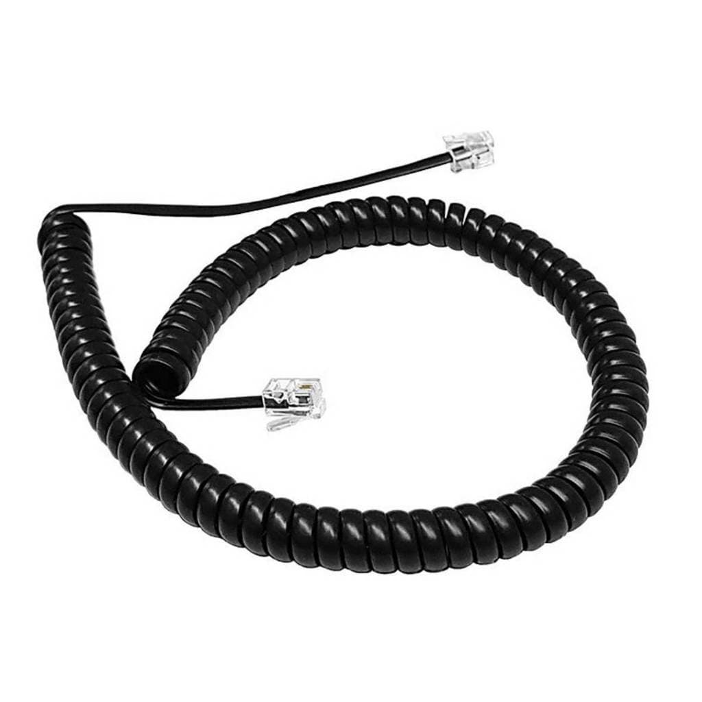 Cordão Espiral Modular Para Telefone Intelbrás KS 4245 PRETO 3,2 metros 4 VIAS RJ9 4x4 - 1140005