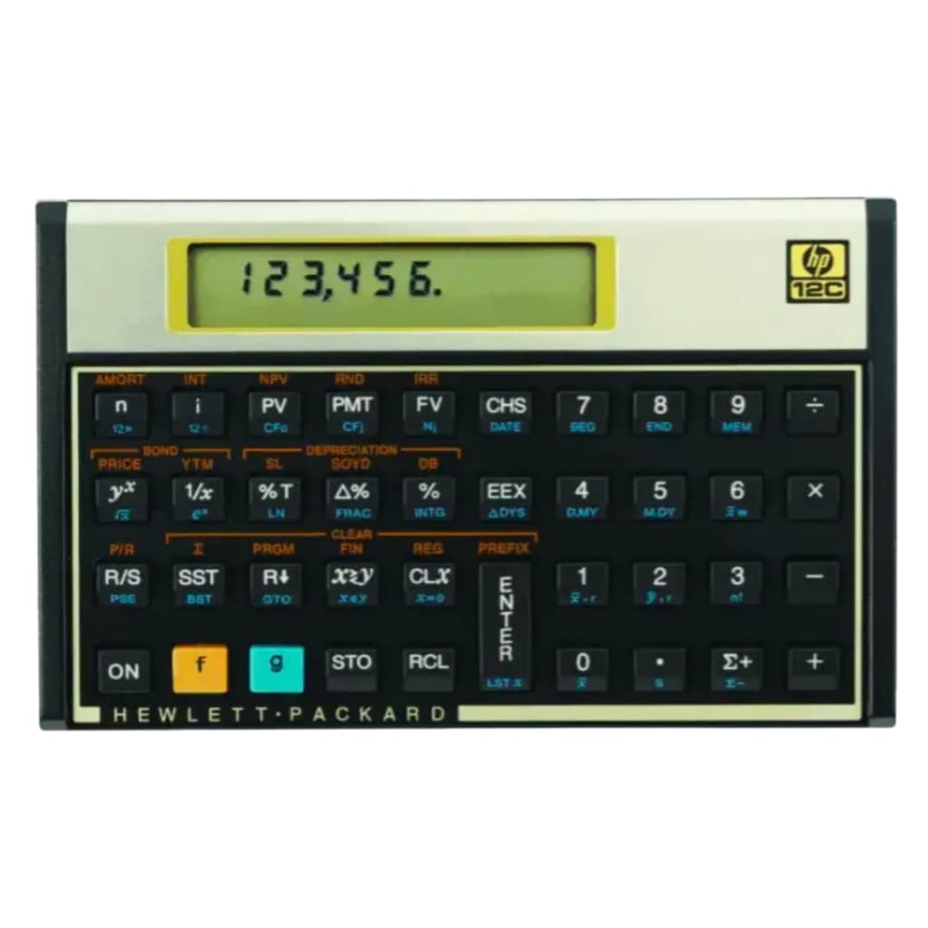 Calculadora Financeira HP 12C Gold – Português/Espanhol, Profissional e Completa