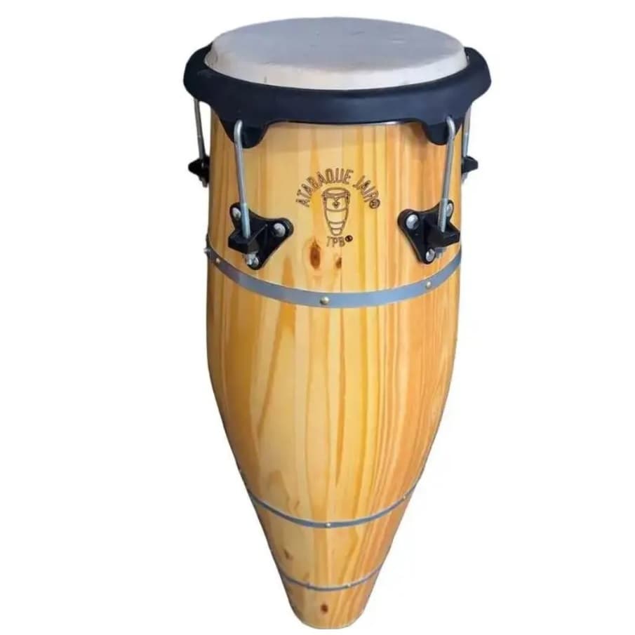Atabaque 110cm RUM Boca 9" linha tradicional Atabaque Jair 5 esticadores