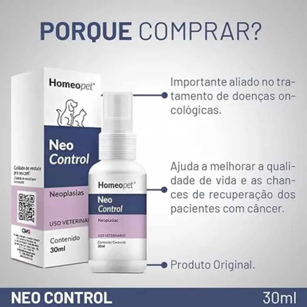 Neo Control para Cães e Gatos Homeopet 30ml