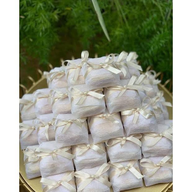 100/300/500 Embalagem de Bem Casado para Lembrancinha de Festa Casamento com 100/200/500 Plástico