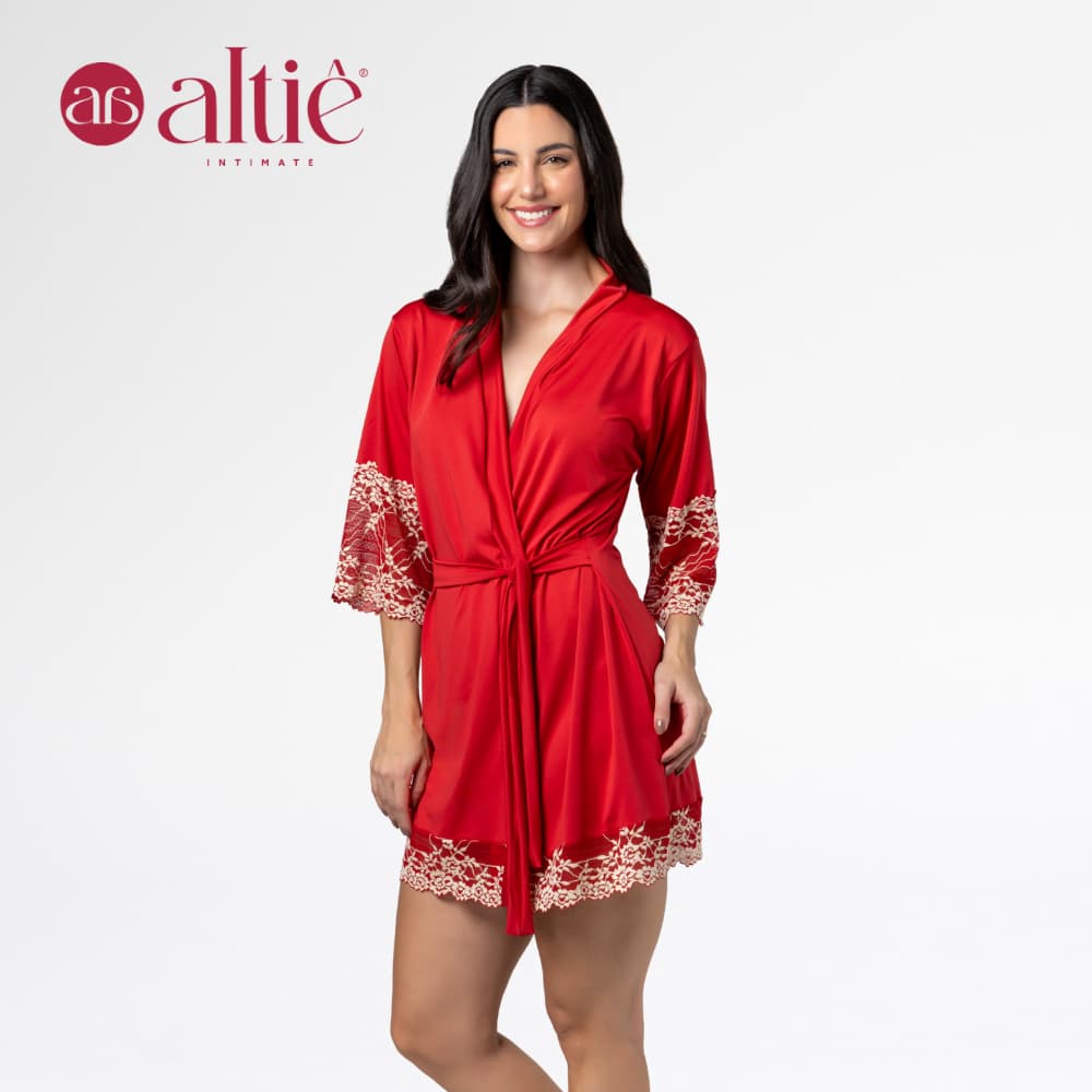 Robe Curto Bicolor Feminino Luxo | Elegância, Conforto e Estilo.