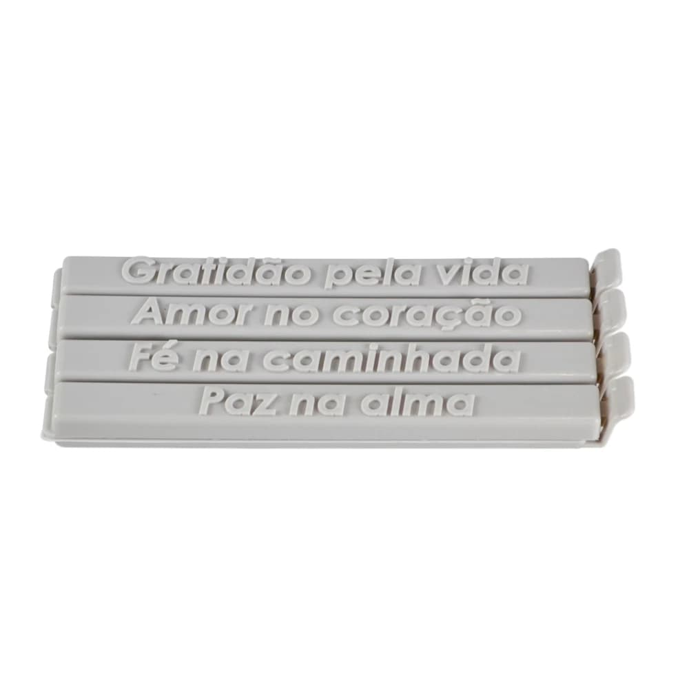 Prendedor Fecha Embalagens Comida Saco Lacre 4 Peças Grande Cinza Simples Prático