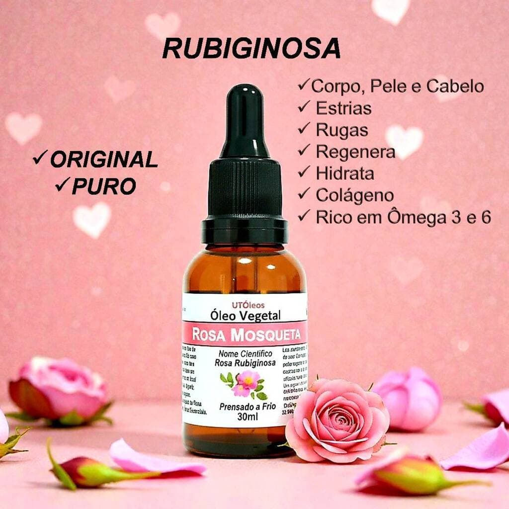 Evita Estrias, Rugas, Cicatrização, Rejuvenescedor Óleo Vegetal Rosa Mosqueta