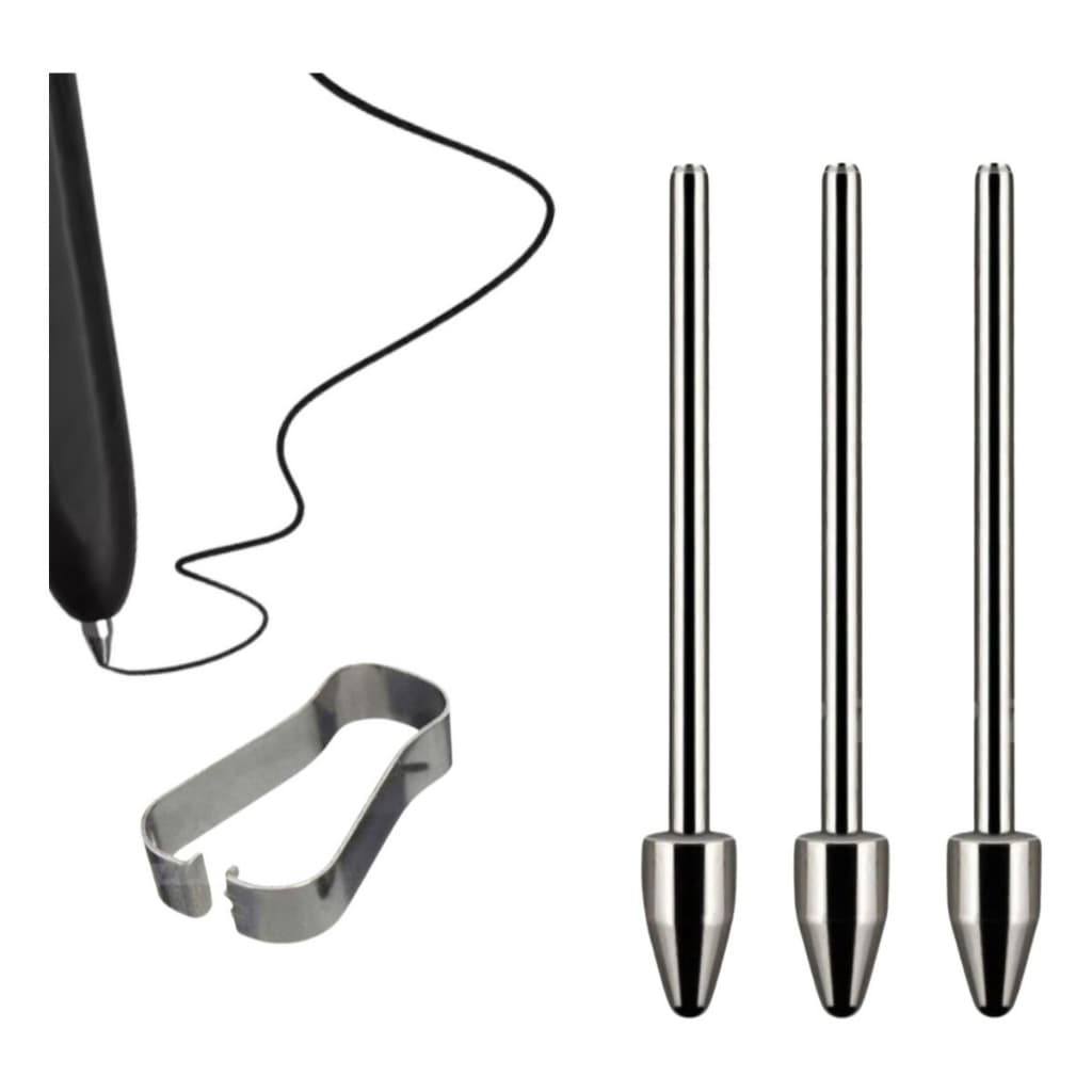 3 pontas de metal para caneta spen tablet s6 lite s7 lite s10 lite