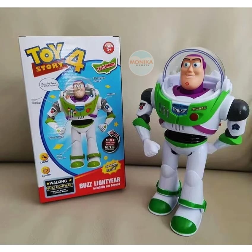 Buzz Lightyear Toy Story Articulado 30cm – Presente Infantil Resistente e Seguro
