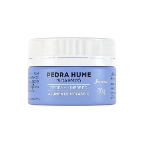Pedra Hume Pura Pó Farmax 20g
