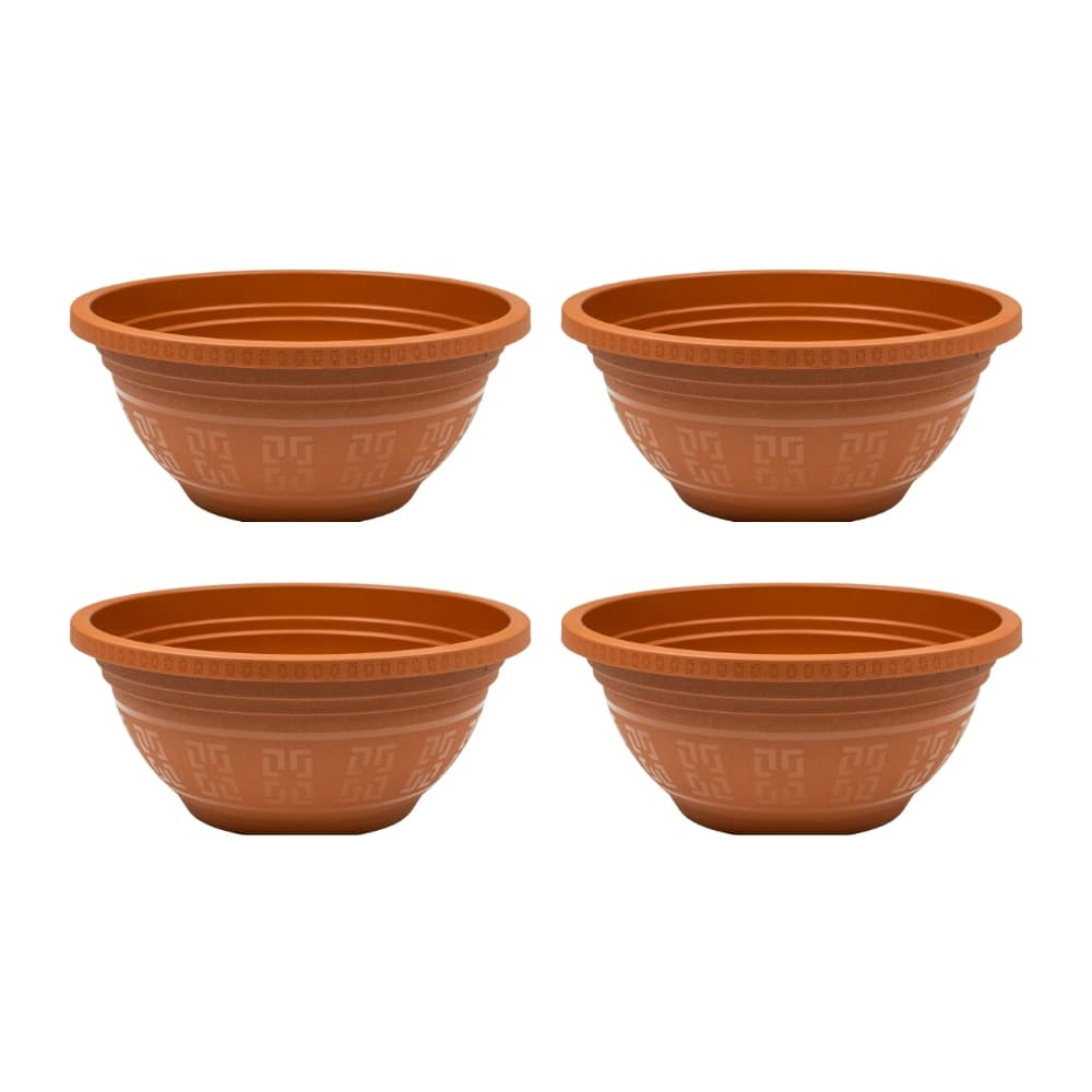 Kit 10 Vaso Cuia Redondo 6 Litros Resistente para Cultivo de Plantas Flores e Ervas