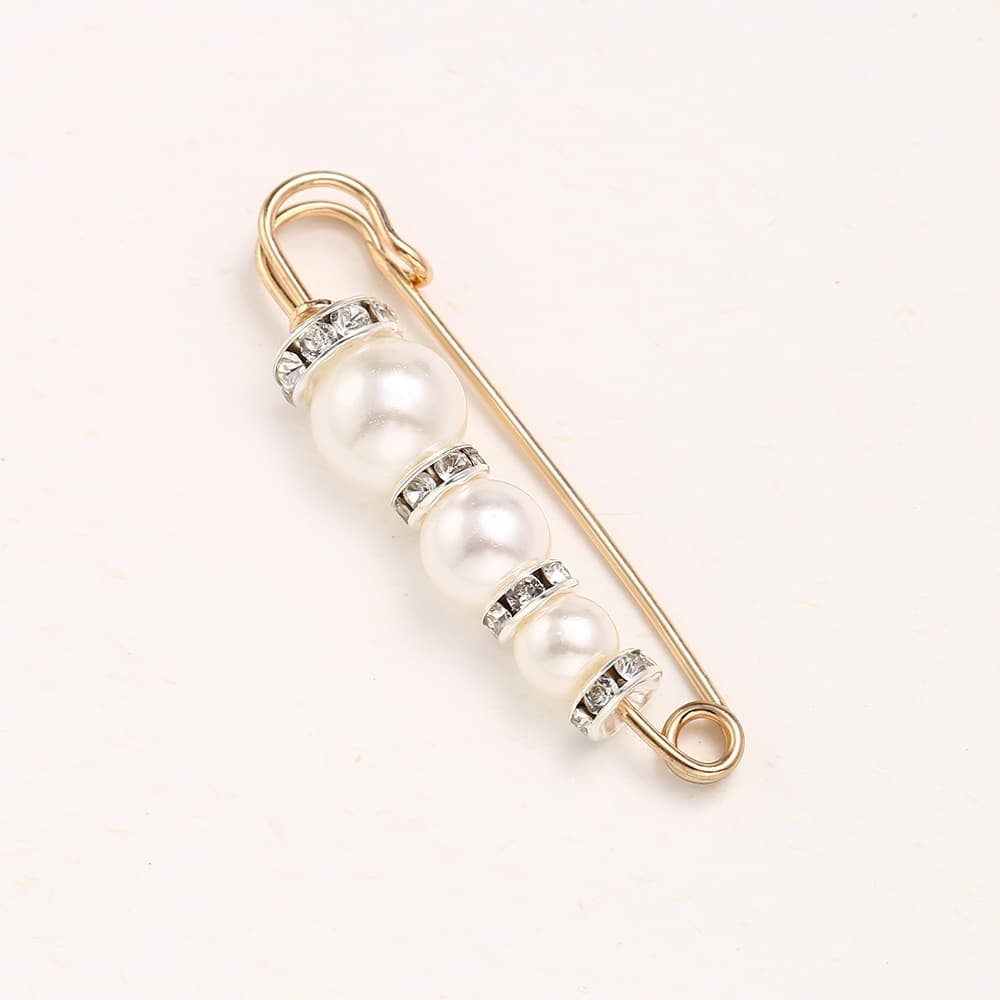 Broche De Cintura Ajustável , Clipe De Calças De Pérola Falsa Para Mulheres , Apertador De Roupas