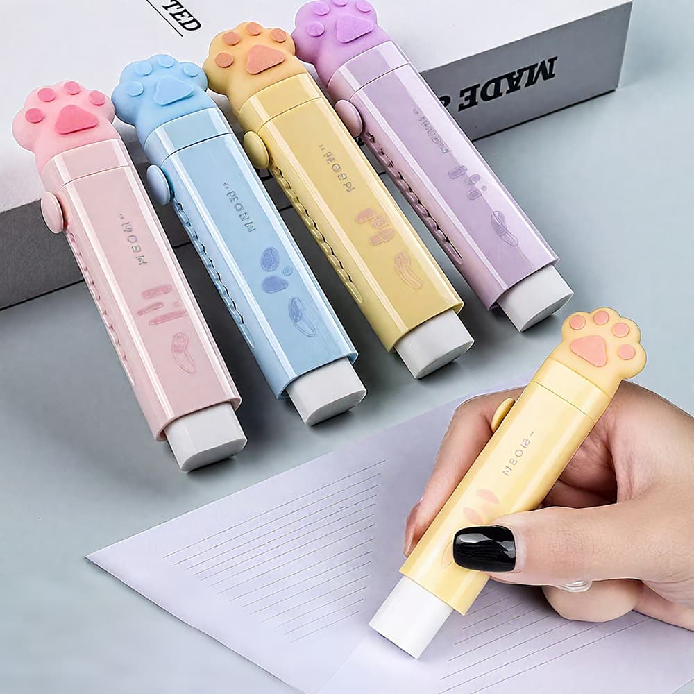 Borracha Push-Pull para Crianças – Telescópica com Design Cartoon Criativo