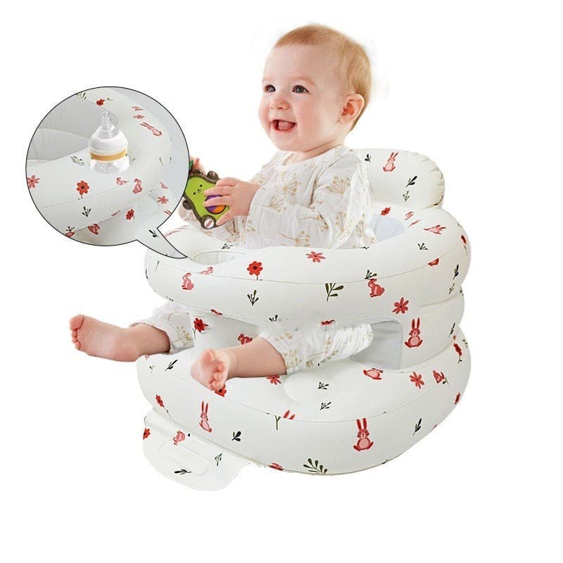 Cadeira Inflável De PVC Para Bebês, Sofá Para Sentar E Ficar Em Pé, Artefato De Prática Antiderrapante E Antiqueda