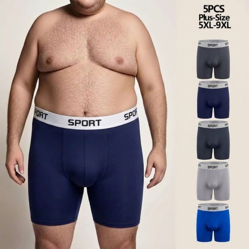 Cuecas boxer plus size ciclista long comprida anti assadura GG GG1 GG2 GG3 GG4 GG5 GG6 GG7