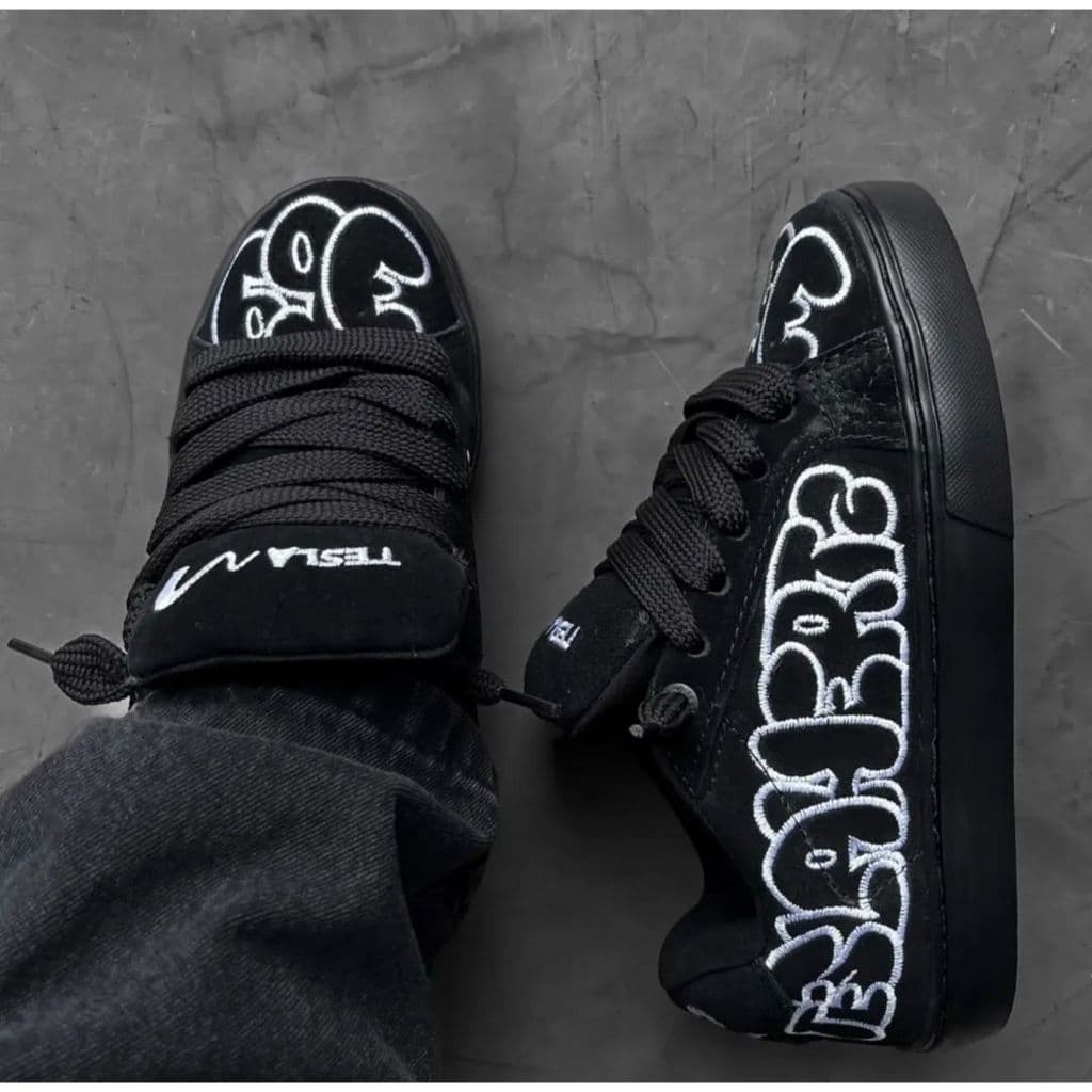 Tenis Tesla Hertz ART Skate Masculino Feminino Confotavel Premium