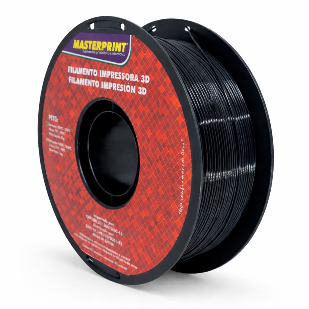 Filamento PETG / PLA MasterPrint Premium 1Kg Impressora 3D Várias Cores