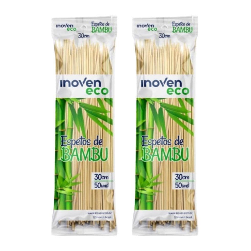 Espeto de Bambu 30cm 100 Unidades