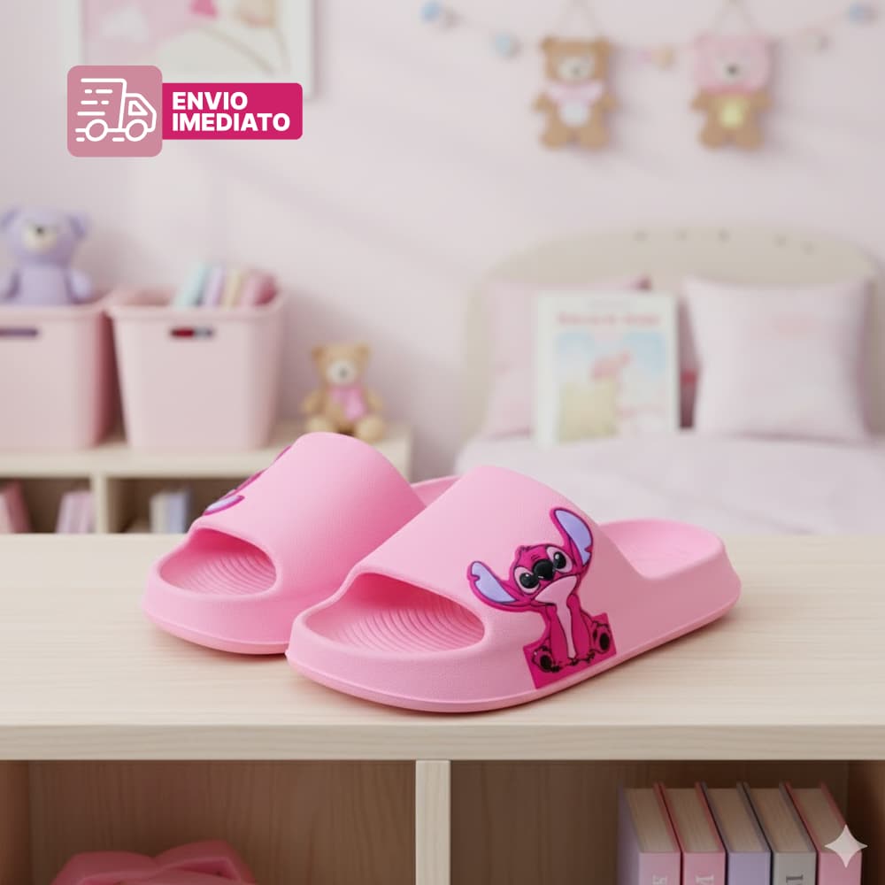 Chinelo nuvem infantil para meninos e meninas personagens colorido e confortável para o dia a dia