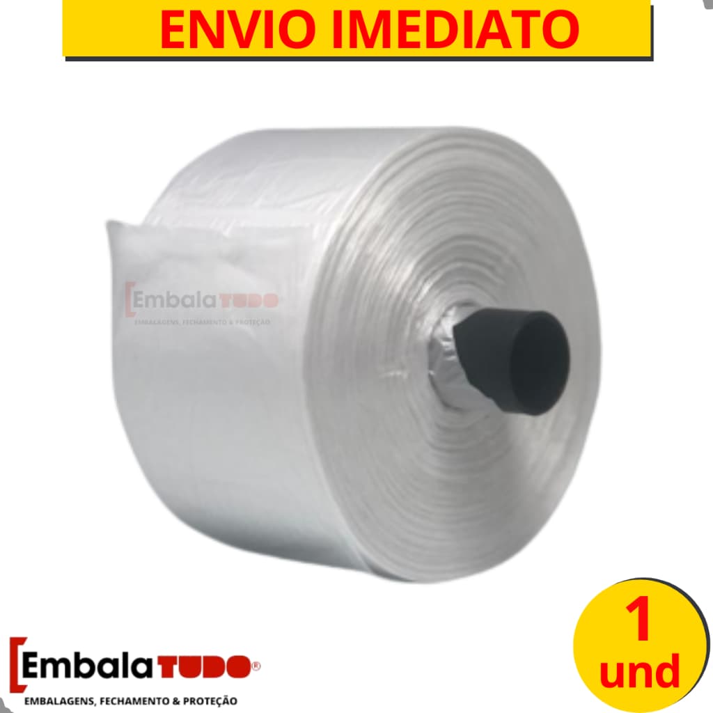 Bobina Saco Plástico  Picotada Fundo Estrela 30x40 c/300un