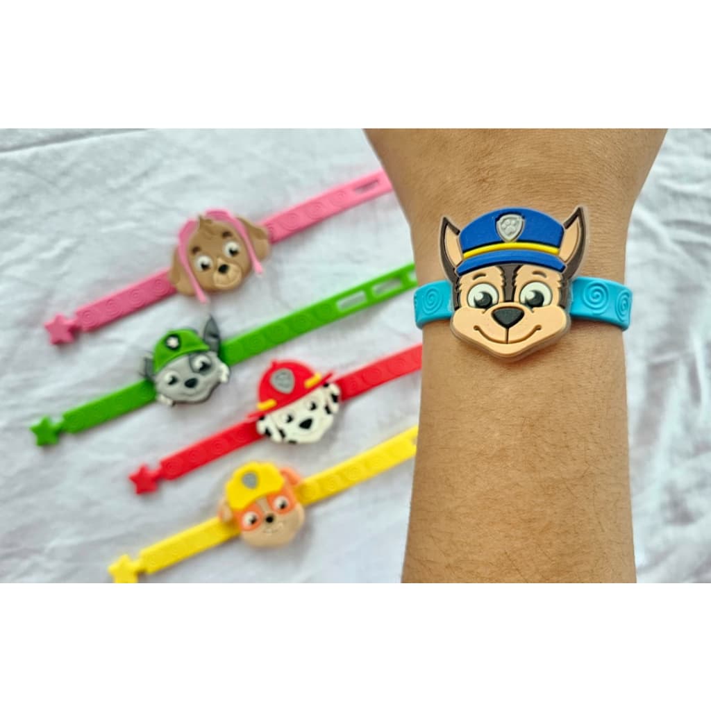 Kit 10 Pulseiras Patrulha Canina - Lembrancinha