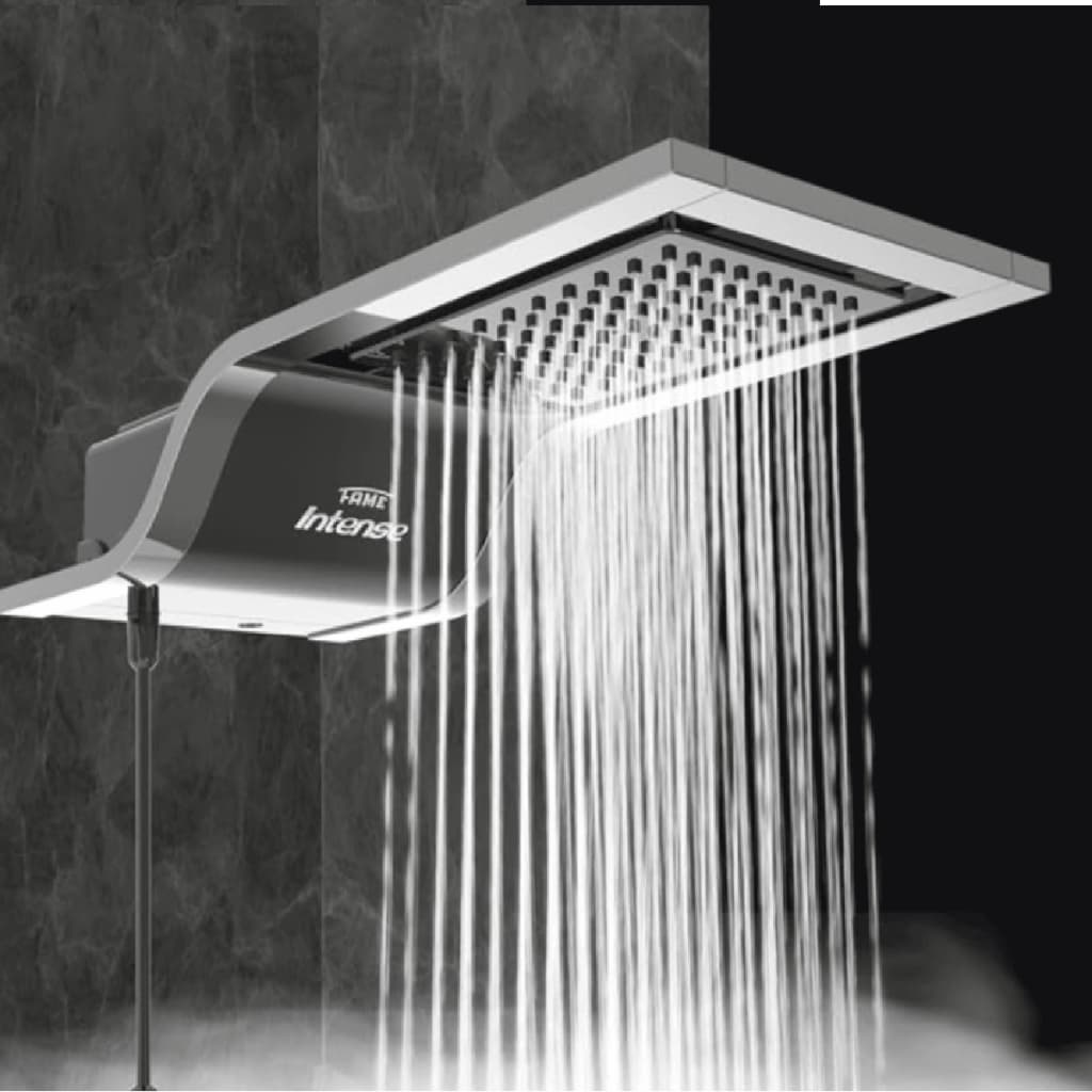 Ducha Chuveiro Eletrônico Intense Fame 220 7800w Preto Black Parede Elétrico