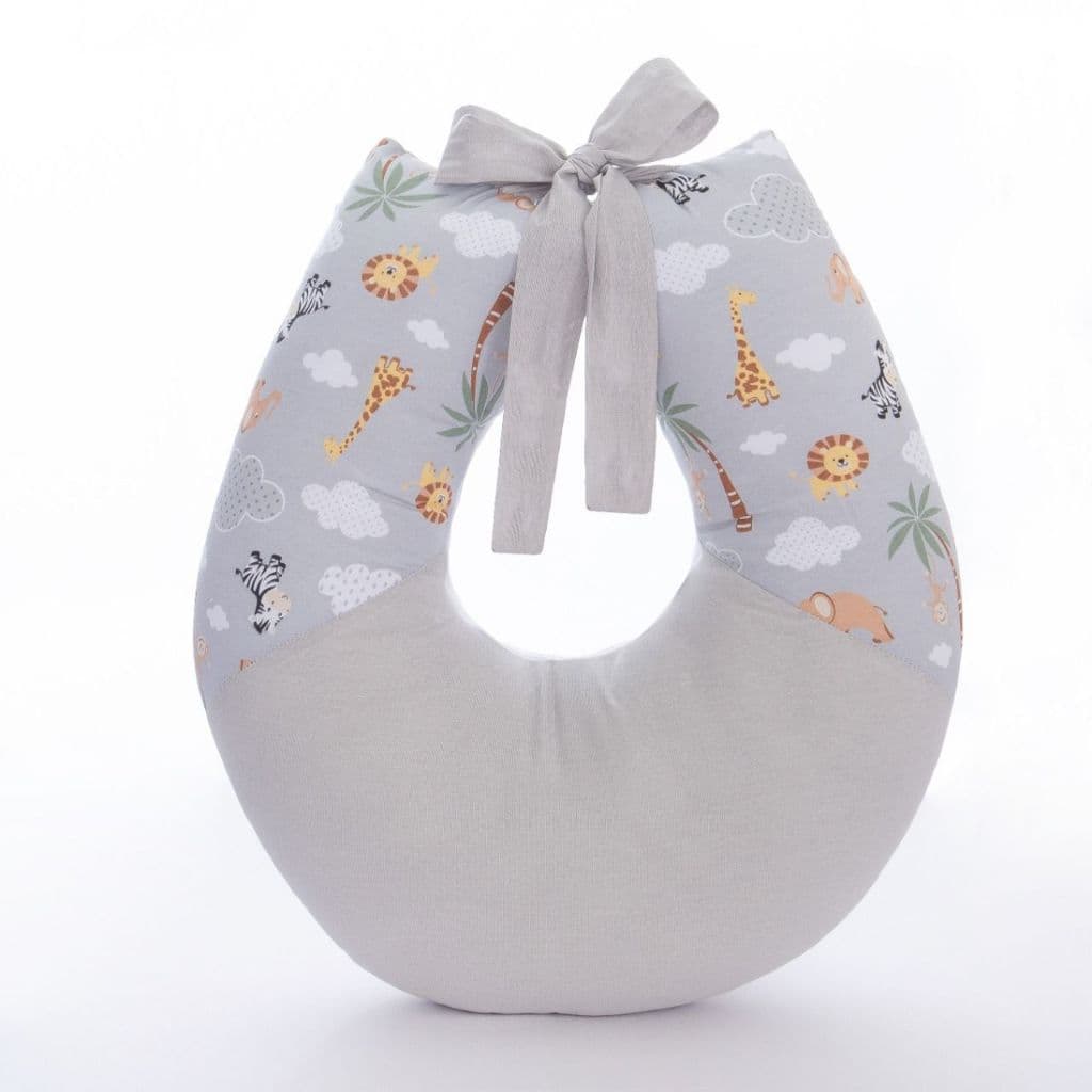 Almofada Amamentação para Amamentar Travesseiro com Zíper  Estampada 100% Algodão