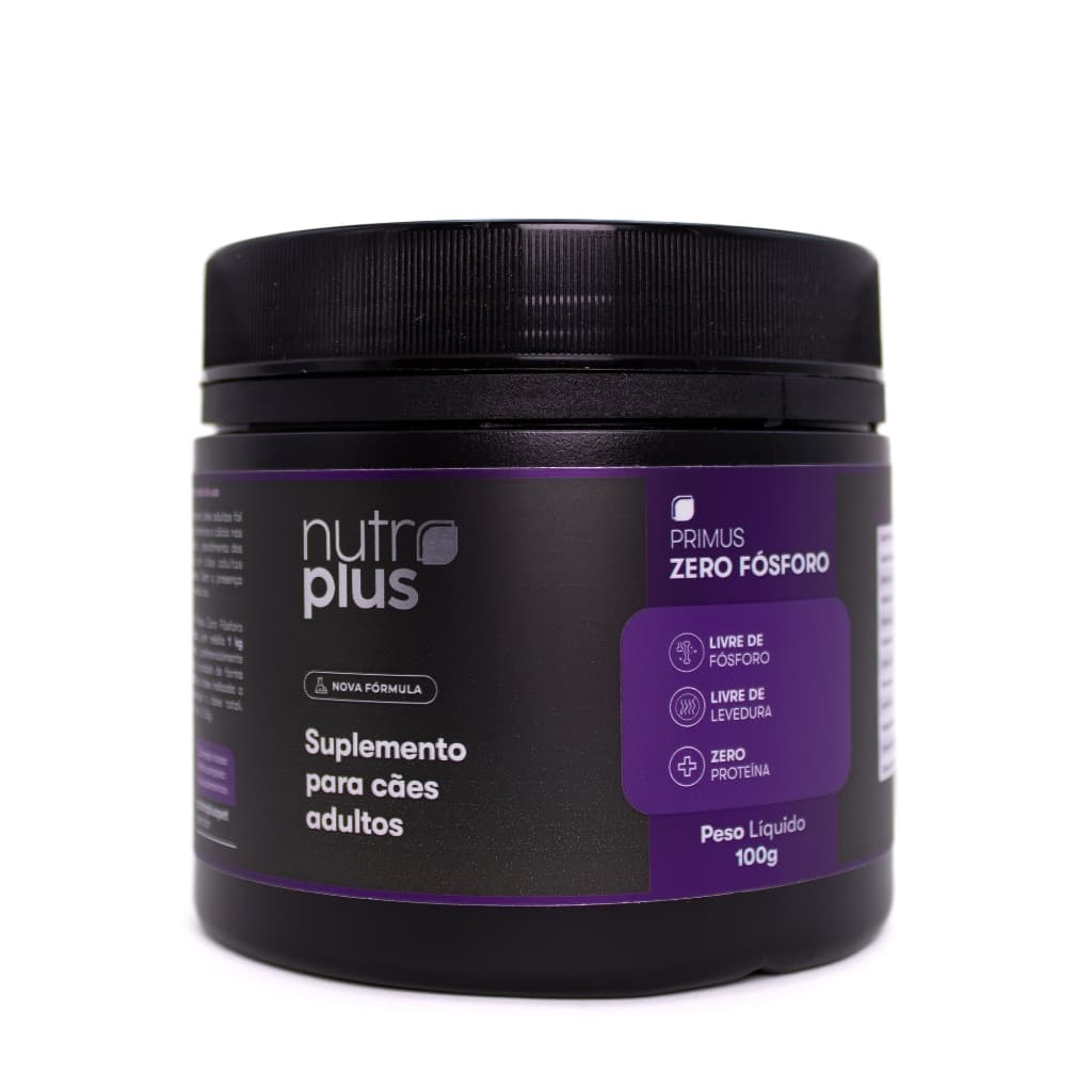 Suplemento Nutroplus Para Cães Adultos Primus Zero Fósforo 100g