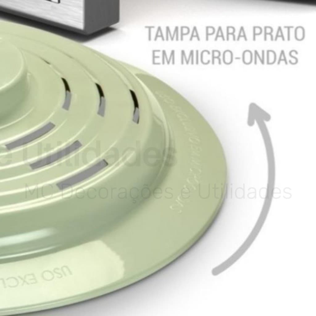 Tampa Protetora de Alimentos no Micro-ondas Livre de BPA Cores Variadas e Cozinha Limpa.