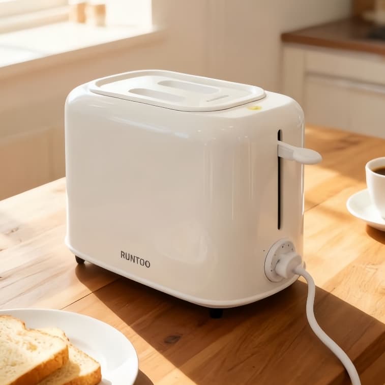 Torradeira Elétrica Compacta 600W 6 Níveis de Torra Controle Mecânico 110/220V