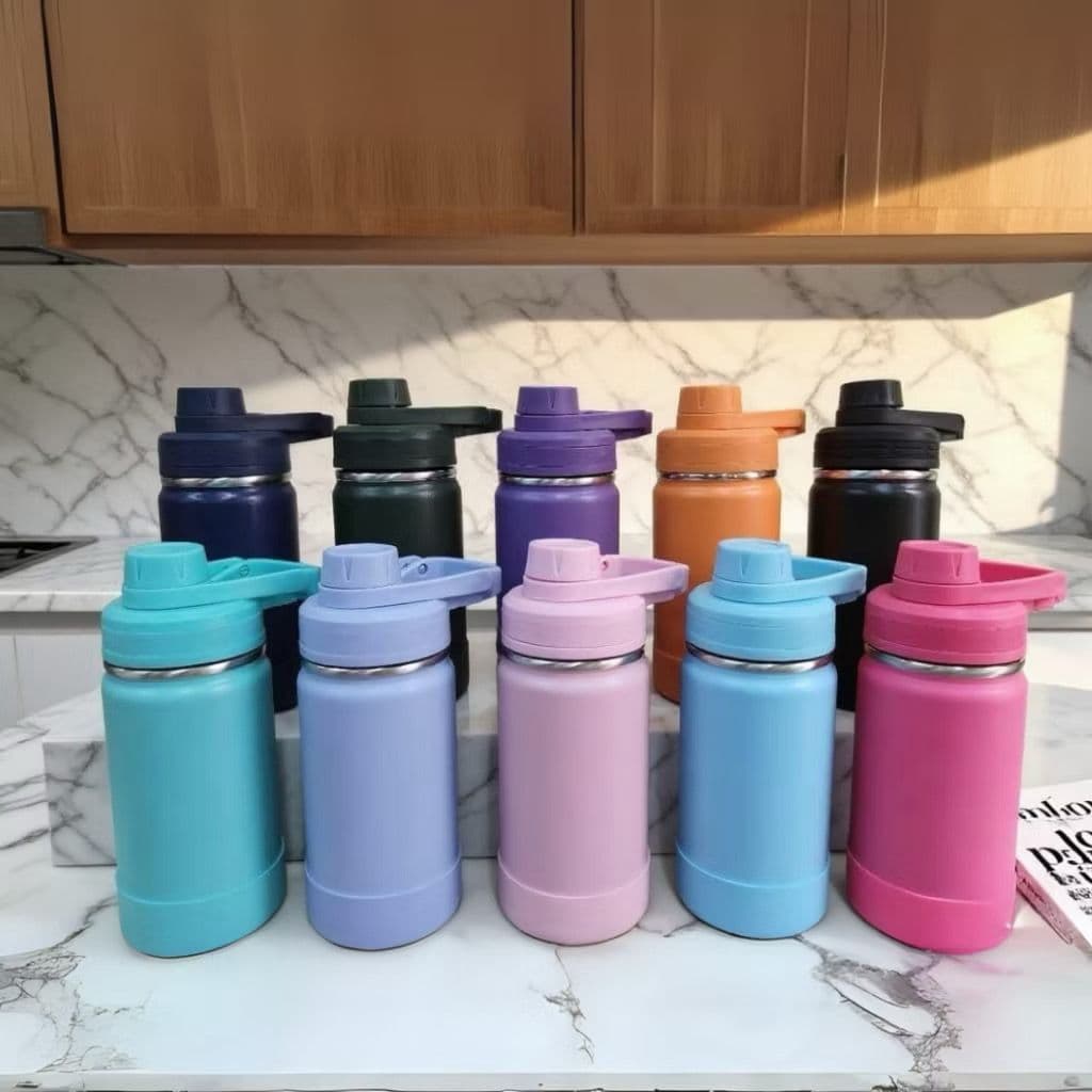 GARRAFA TERMICO 350ML,600ML E 800ML COM TAMPA DE ROSCA E VEDAÇÃO *NÃO PERSONALIZAMOS*