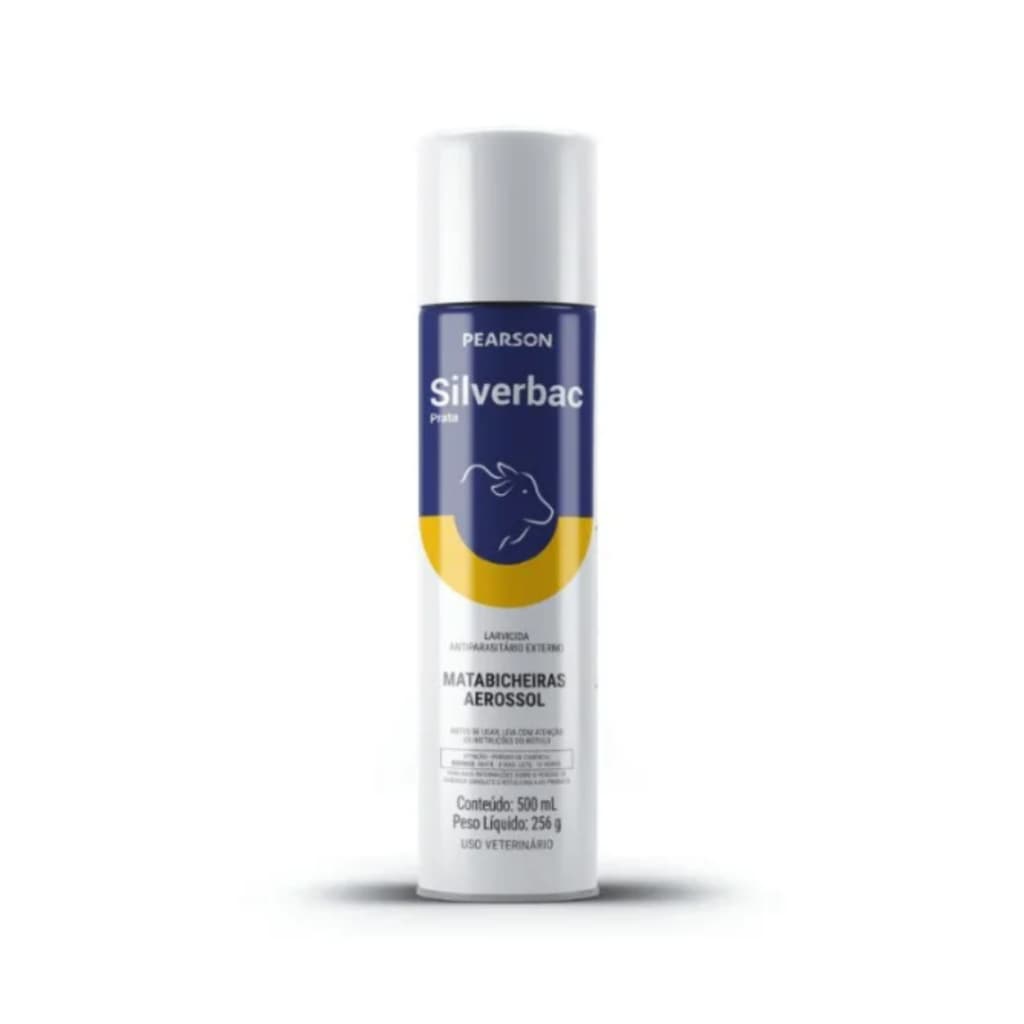 Spray Silverbac Prata 500 mL MataBicheiras Aerossol
