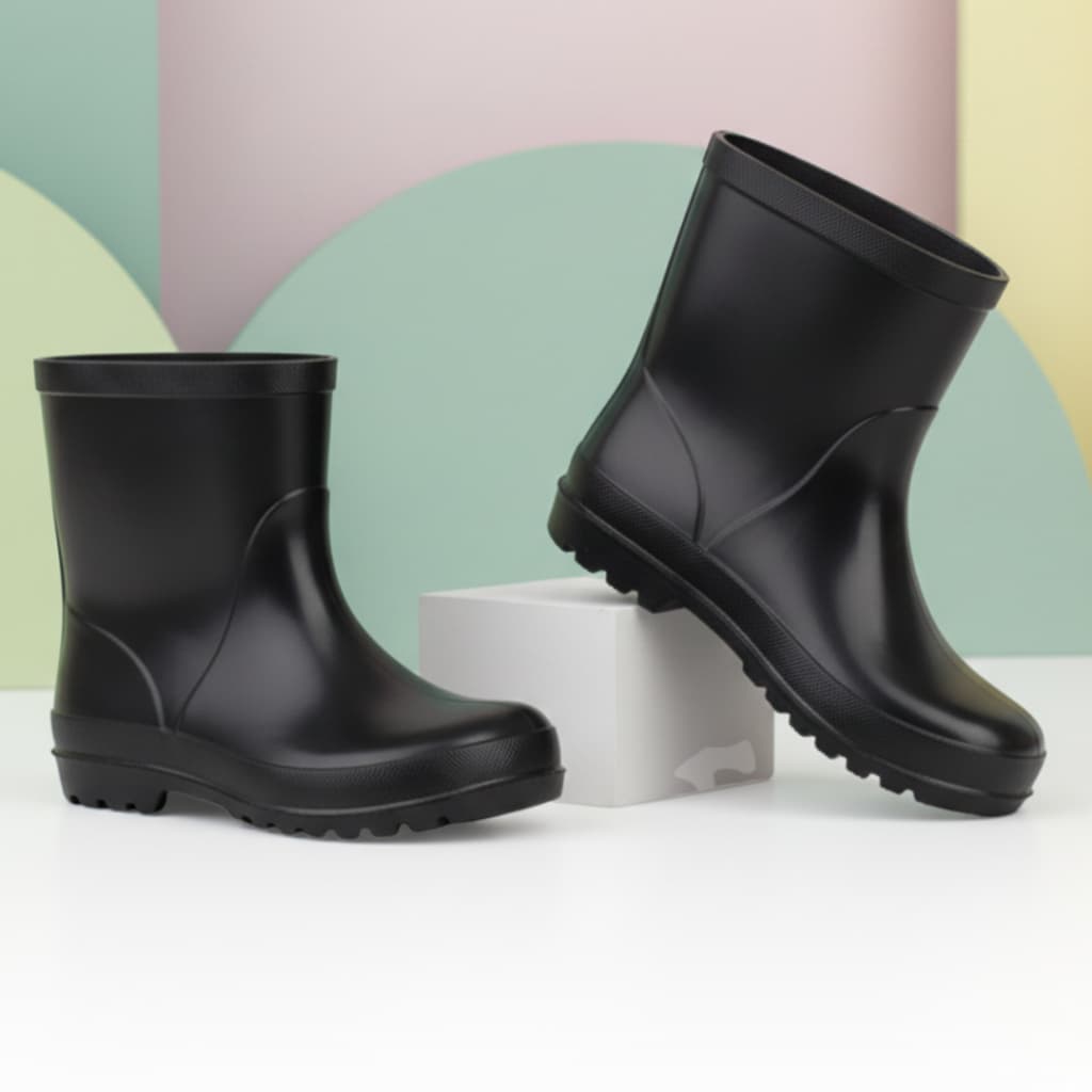 Galocha Infantil Unissex Cano Curto Impermeável – Conforto e Segurança (19 ao 29)