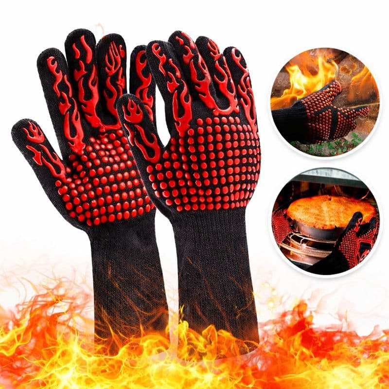 Luva Térmica Para Churrasco Suporta 350° Forno Churrasco