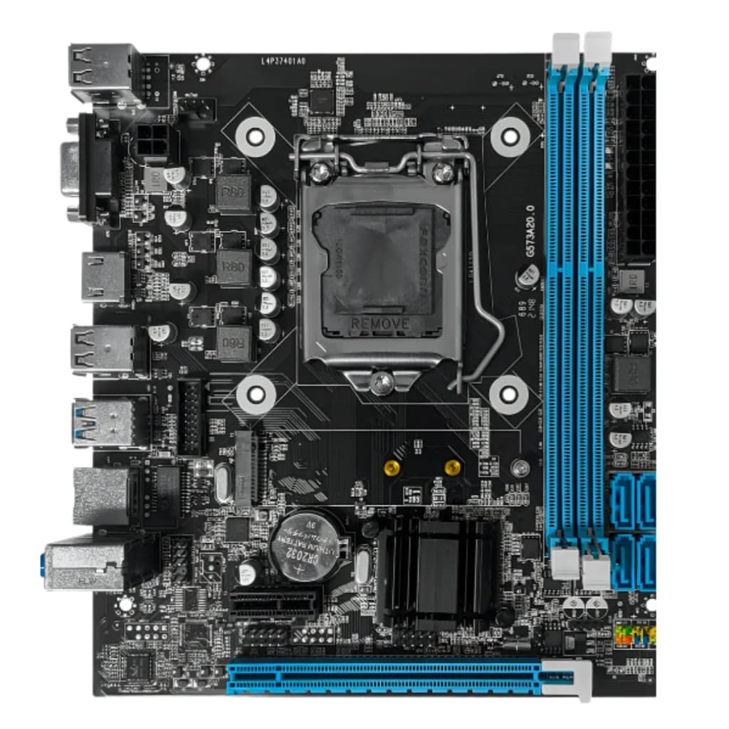 Placa-Mãe MB S1150 H81M Gen | NVMe M.2 | DDR3 | HDMI/VGA | Gigabit LAN