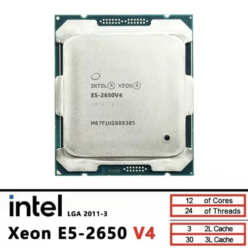 PROCESSADOR INTEL XEON E5 2650 V4 LGA2011 12 NÚCLEOS 24 THREADS OEM