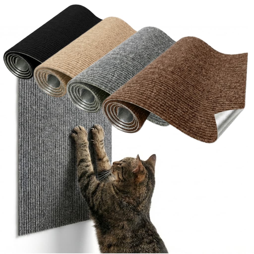 Arranhador Adesivo para Gatos 2 Metros | Protetor de Sofá Cama Móveis | Cola Resistente | Cortável