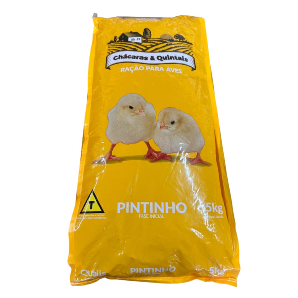 Ração Inicial Aves Premium Para Pintinho Qualis 5KG 16% Proteina Nutricao Completa Original Saudavel