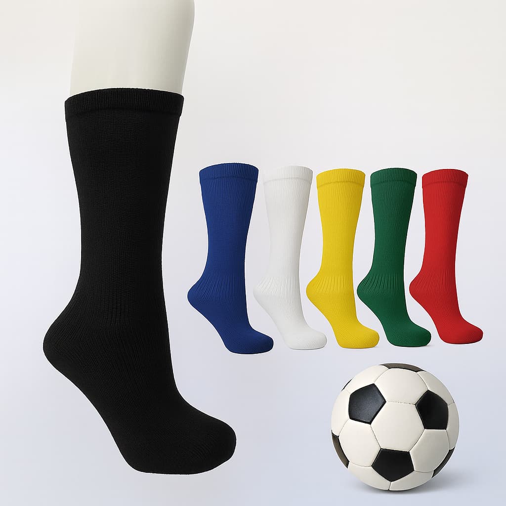 3 Pares Meião de Futebol Infantil Masculino Esportivo Alta Performance Tam 29 ao 33