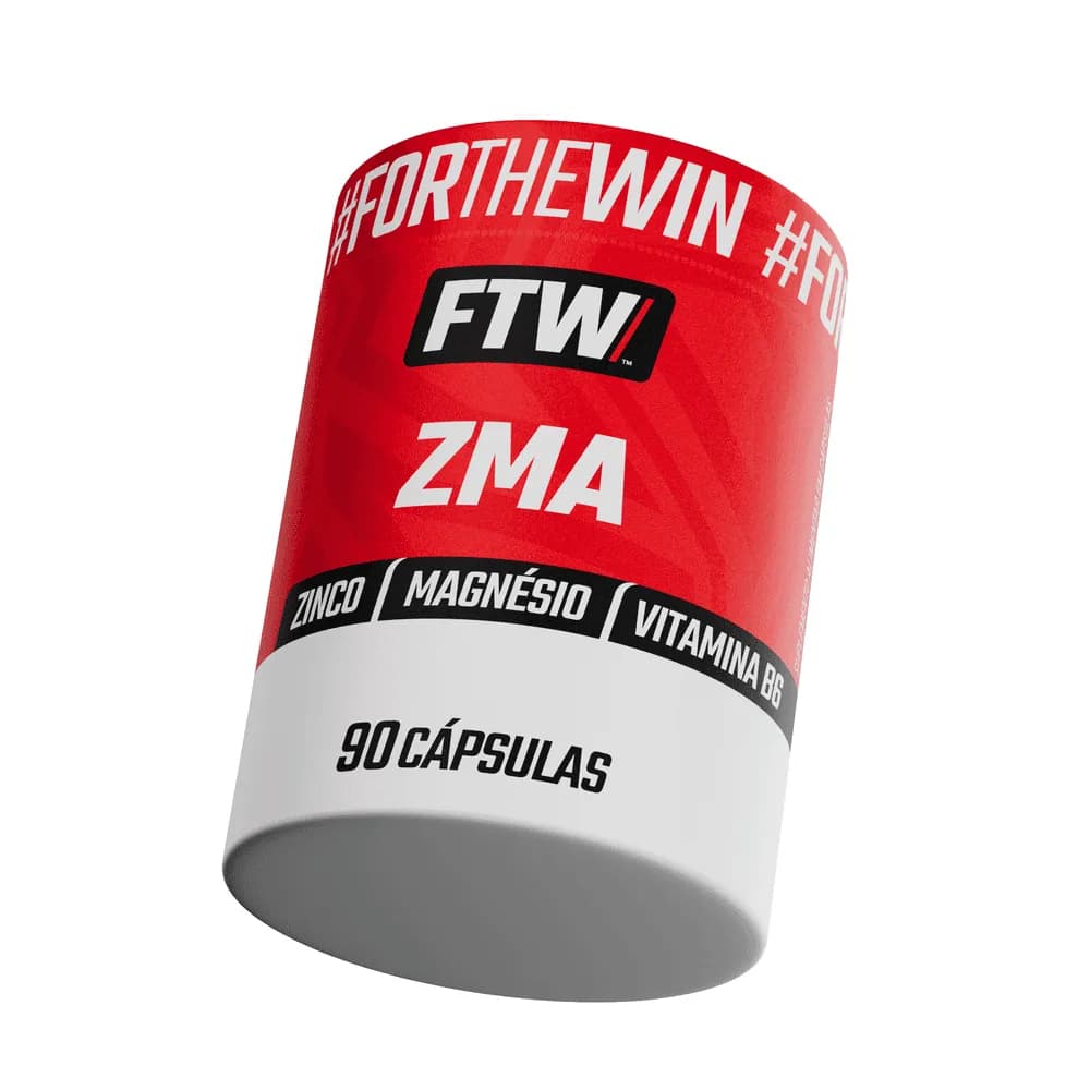 FTW ZMA Estímulo Testosterona 90 Cáps - Zinco, Magnésio e Vitamina B6
