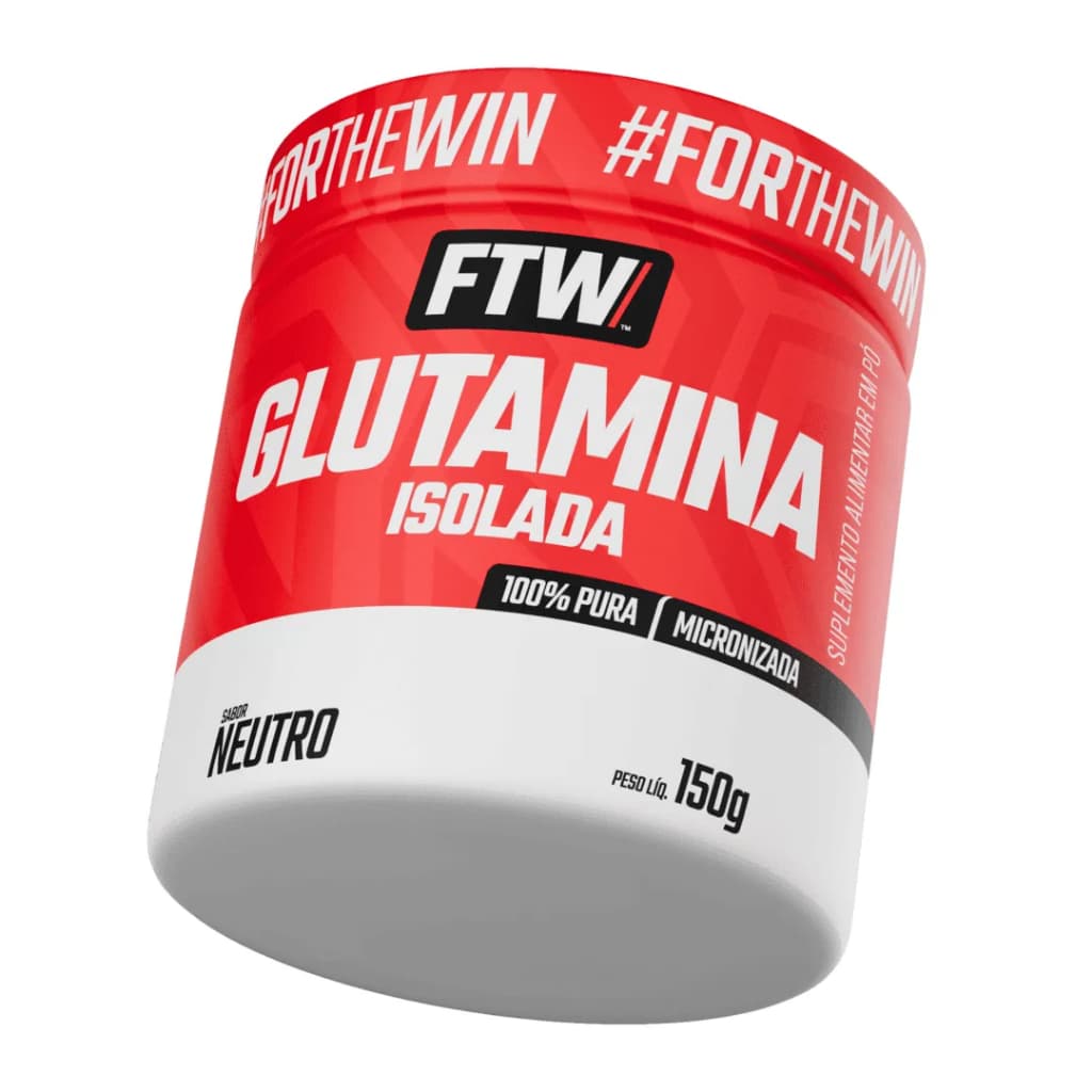 FTW Glutamina Isolada 100% Pura Pote 150g - Ultra Absorção