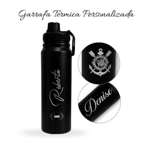 Garrafa Térmica 800ml Personalizada a Laser