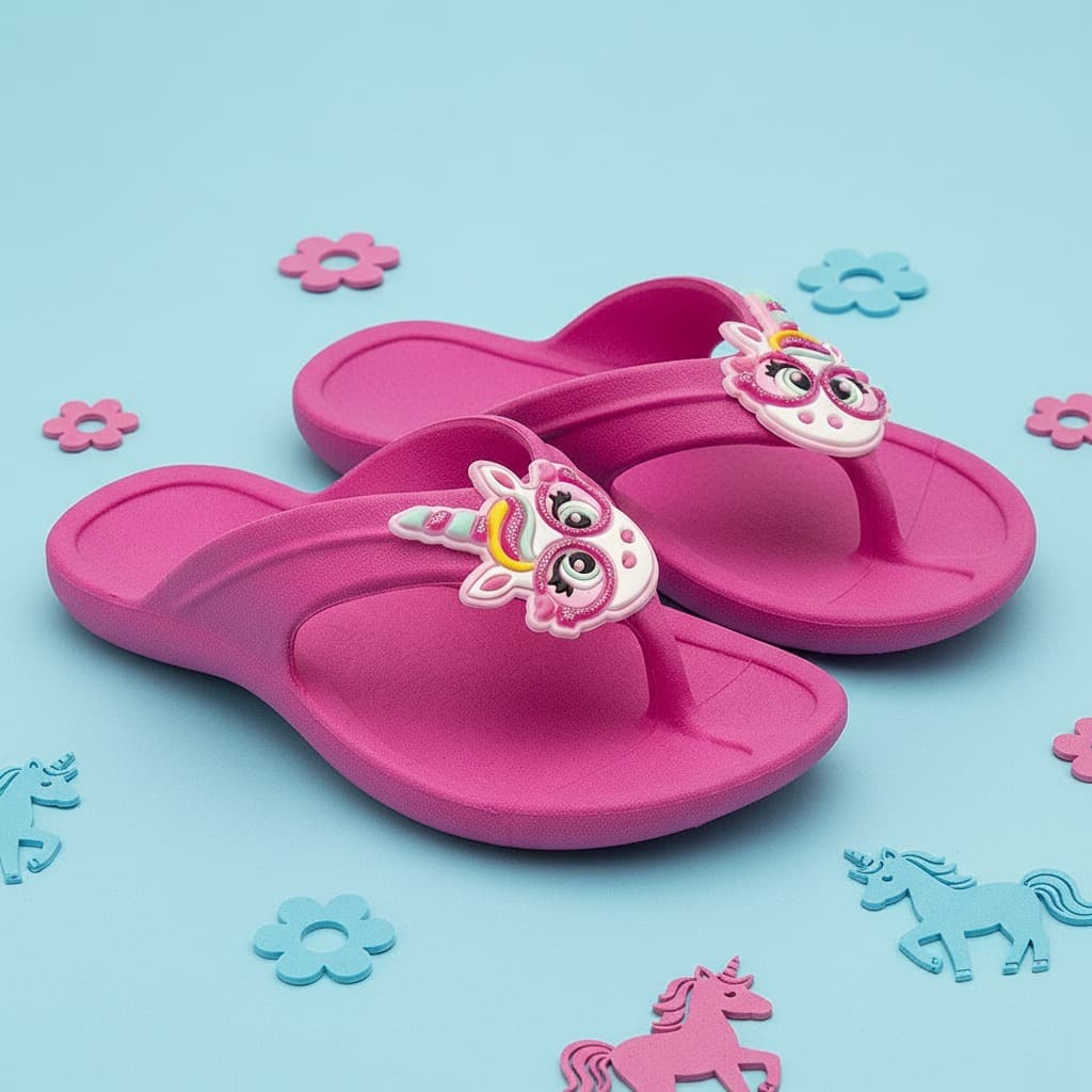 Chinelo De Dedo Infantil Menina Confortável Vários Modelos Sola Antiderrapante